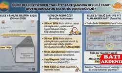 Finike’de “tahliye” tartışması: belediyeden belgeli yanıt