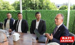 Şerafettin Kılıç Kumluca’da Basınla Buluştu, Ardından Sektör Ziyaretleri Gerçekleştirdi