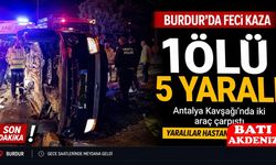 Burdur’da Antalya Kavşağında Feci Kaza: 1 Ölü, 5 Yaralı