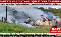 Kumluca’da Korkutan Yangın: Yaşlı Çift Canını Zor Kurtardı!