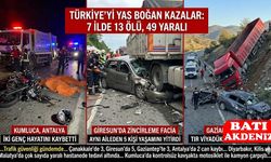 Kumluca ilçesi ve Antalya Dahil 7 İlde Trafik kazalarında 13 kişi Öldü!
