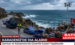 Karadeniz'de peş peşe İHA alarmı! Samsun ve Kastamonu'da güvenlik güçleri harekete geçti