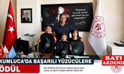 Kumluca'da Başarılı Yüzücüler Ödüllendirildi