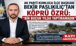 AK Parti Kumluca İlçe Başkanı Bekir Paslıkılıç’tan Köprü Özrü: “Bir Buçuk Yılda Yaptıramadık”