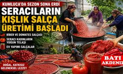 Kumluca'da Sera Sezonu Sona Erdi, Kışlık Salça Mesaisi Başladı