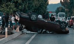 Kumluca'da Korkutan Kaza: Otomobil Takla Attı, Yaralılar Var