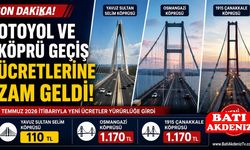 Otoyol ve Köprü Geçiş Ücretlerine Zam Geldi! Yavuz Sultan Selim 110 TL, Osmangazi ve 1915 Çanakkale Köprüsü 1.170 TL Old