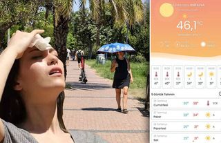 Antalya'da sıcaklık rekoru kırıldı! Cadde ve sokaklar boş kaldı