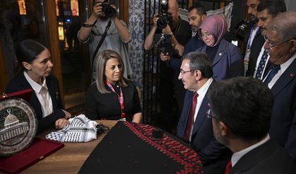 Cumhurbaşkanı Yardımcısı Yılmaz, Kahramanmaraş'ta Filistin Evi'ni ziyaret etti: