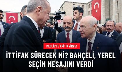 MHP Genel Başkanı Bahçeli'den yerel seçimlerde ittifak açıklaması: AK Parti ile MHP bir ve iç içedir