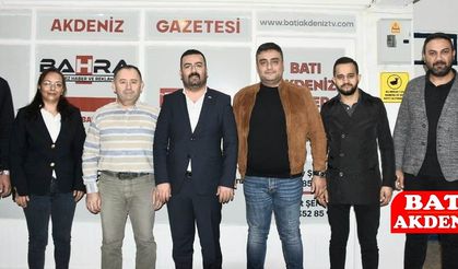 MHP Kumluca Yönetimi BAHRA AJANS'ı Ziyaret Etti