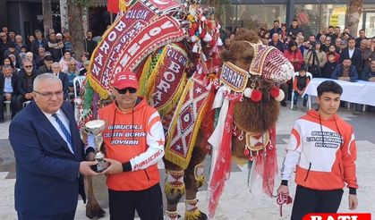 Kumluca'da 'En Süslü Deve' yarışması yapıldı