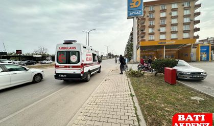 Kumluca'da trafik kazası:2 yaralı