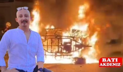 Kumluca’da UTV Kazası Sonrası Yangın!