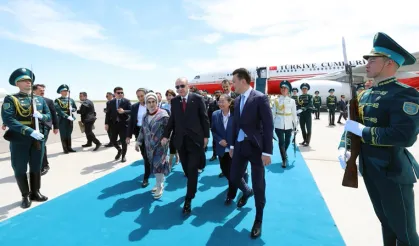 Cumhurbaşkanı Erdoğan Türkistan'da