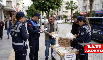 Kumluca’da "lösemili çocuklara yardım" yalanıyla boyama kitabı satanlara işlem yapıldı