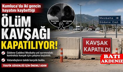 Kumluca’da İki Gencin Hayatını Kaybettiği Ölüm Kavşağı Kapatılıyor: Vatandaşların Talebi Karşılık Buldu