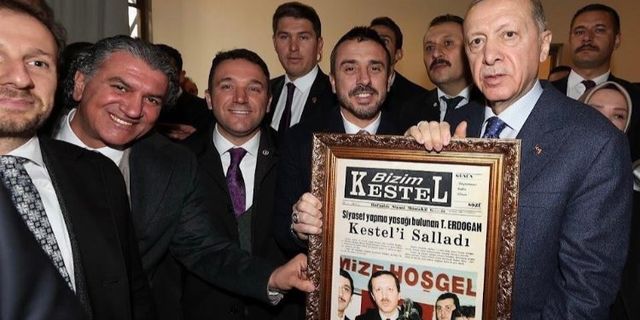Bursa Kestel'den Cumhurbaşkanı Erdoğan'a anlamlı hediye