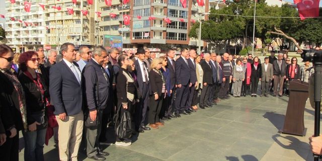 Atatürk'ün Antalya'ya gelişinin 93. yıl dönümü kutlandı