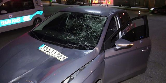 Adana'da otomobille çarpışan bisikletin sürücüsü ağır yaralandı