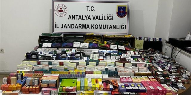 Antalya'da kaçakçılık operasyonunda 2 kişi yakalandı