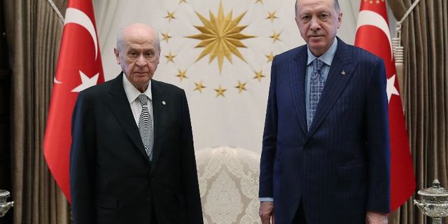 Erdoğan Bahçeli ile bir araya geldi