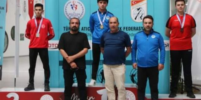 Sakaryalı sporcudan şampiyonada tam isabet