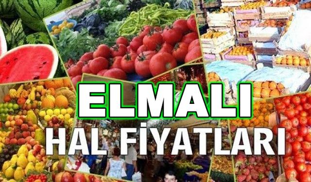 Elmalı Hal Fiyatları 21 Haziran 2025 Cumartesi