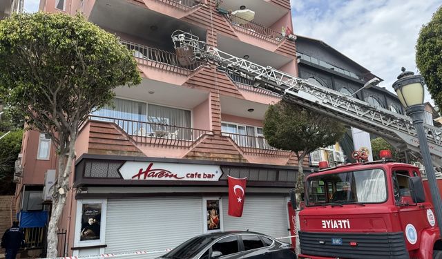 Alanya’da apartman dairesinde yangın