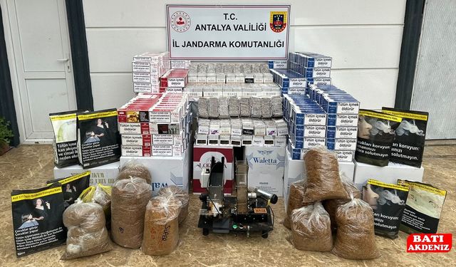 Antalya’da Jandarmadan Uyuşturucu ve Silah Operasyonu: 1 Tutuklama