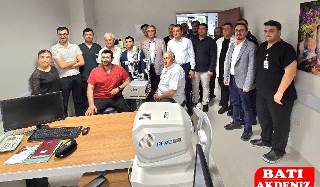 Finike Devlet Hastanesi’ne Hayırsever Desteği: Argon Lazer Cihazı Bağışlandı