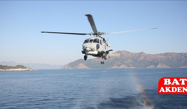 Antalya Açıklarında Alarm! SH-70 Helikopteri Denize İndi