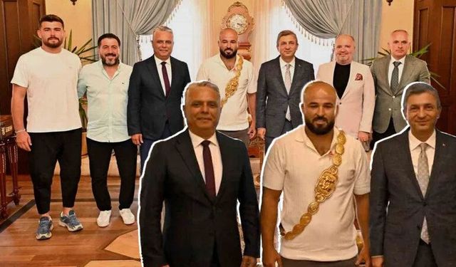 Antalya Valisi Şahin, Başpehlivan Orhan Okulu'yu ağırladı