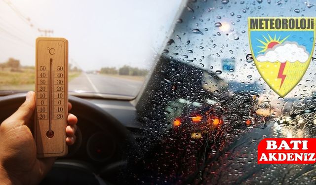 Meteoroloji’den serinleyen hava ve yağmur uyarısı!