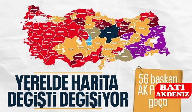 56 Belediye Başkanı AK Parti’ye Katıldı!