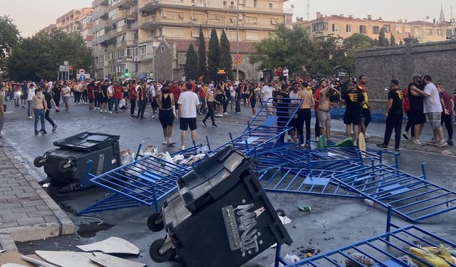Göztepe–Fenerbahçe maçı öncesi taraftar kavgası!