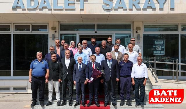 Kumluca Protokolünden Adli Yıl Ziyareti