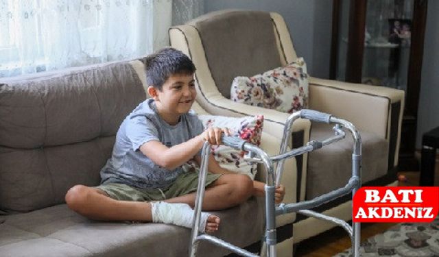 Antalya’da Küçük Burak’ın Dramı: 6. Kattan Düşüp Yeniden Yürümeyi Öğreniyor