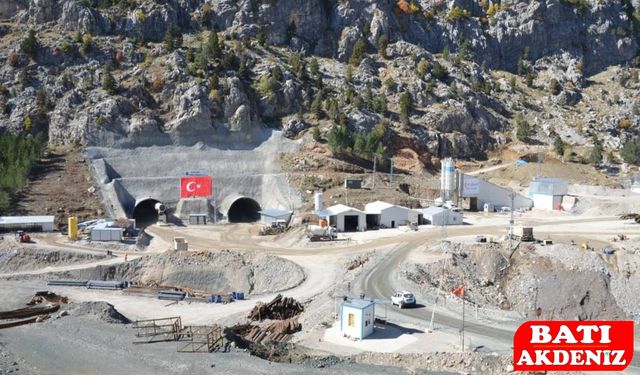 Konya ve Antalya’yı Birleştiren Tünelde Sona Doğru