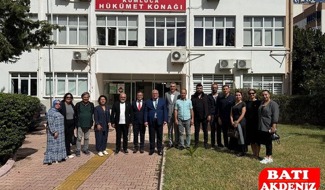 CHP Kumluca İlçe Başkanlığı'ndan Kaymakam Bahadır Güneş’e Ziyaret
