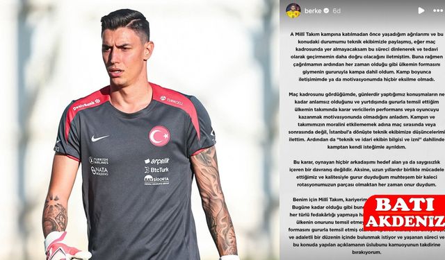 A Milli Takım'da şok ayrılık! İzinsiz ayrılan Özer'in yerine Şengezer çağrıldı