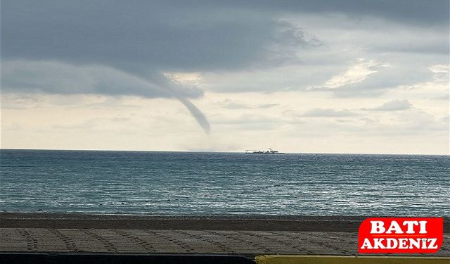 Kumluca Adrasan’da İki Ayrı Hortum Oluştu