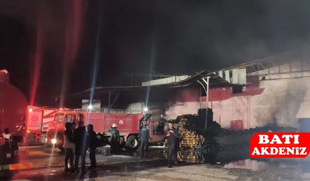 Meyve-Sebze Paketleme Tesisi Küle Döndü!