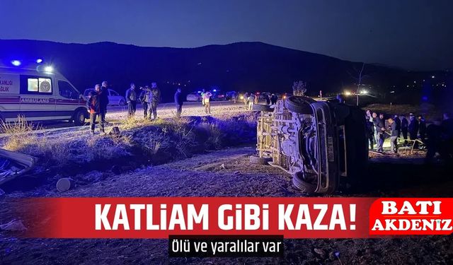 İşçileri Taşıyan Minibüs Kaza Yaptı: 2 Ölü, 7 Yaralı