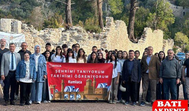 Olympos’ta Sanat ve Tarih Buluşması: Öğrenciler “Şehrimi Tanıyorum” Projesi Kapsamında Antik Kenti Keşfetti