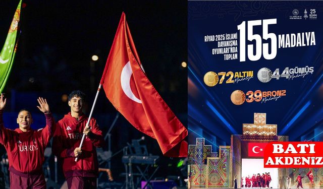 Türkiye, 6’ncı 6th Islamic Solidarity Games’ni (Riyad 2025) üst üste ikinci kez zirvede tamamladı