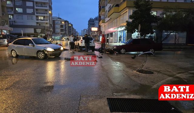 Kumluca’da Trafik Kazası: 1 Yaralı