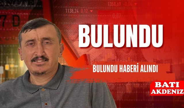 Kayıp Şahıs Cemil Demirbilek Bulundu