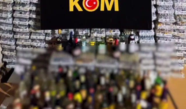 Binlerce şişe ele geçti... 81 ilde kaçak ve sahte içkiye darbe!