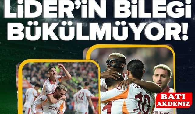 Galatasaray’dan Antalya’da Gol Şov! Aslan Farklı Kazandı